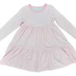 James & Lottie James & Lottie Pink Stripe Brynn Dress