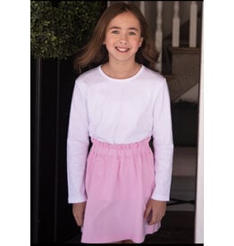 James & Lottie James & Lottie White Callie Crew Neck Top