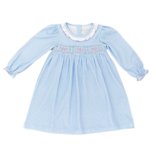 James & Lottie James & Lottie Bow Sara Smocked Dress