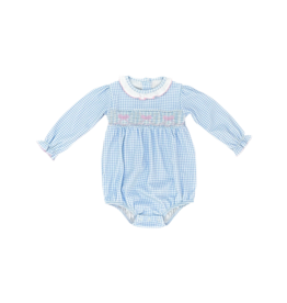 James & Lottie James & Lottie Bow Sara Smocked Bubble