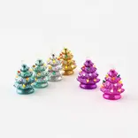 One Hundred 80° 4.75" Lighted Christmas Tree