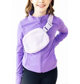 Mila & Rose Mila & Rose Lavender Fleece Belt Bag