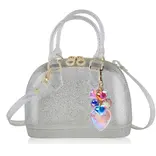 Carrying Kind Carrying Kind Bursting w/ Love Cate Silver Purse