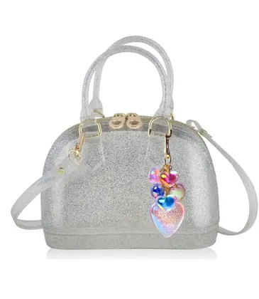 Carrying Kind Carrying Kind Bursting w/ Love Cate Silver Purse