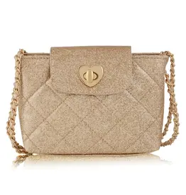 Carrying Kind Carrying Kind Paige Gold Glitter Purse