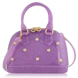 Carrying Kind Carrying Kind Rhinestone Cate Purple Sparkle Purse