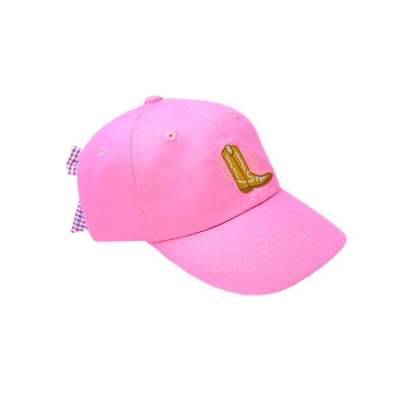 Bits & Bows Bits & Bows Cowgirl Boot Bow Baseball Hat