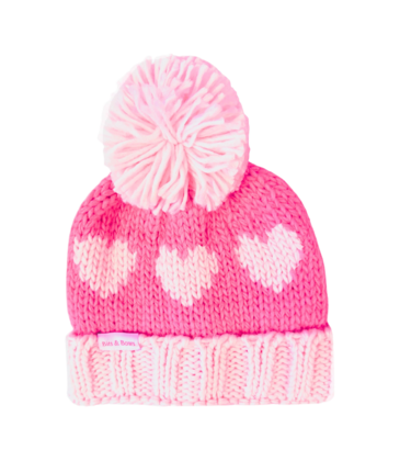Bits & Bows Bits & Bows Hearts Bobble Hat
