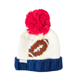 Bits & Bows Bits & Bows Football Bobble Hat