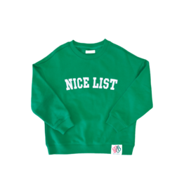 Bits & Bows Bits & Bows Nice List Sweatshirt