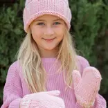 Bits & Bows Bits & Bows Pink Mittens