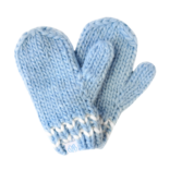 Bits & Bows Bits & Bows Blue Mittens