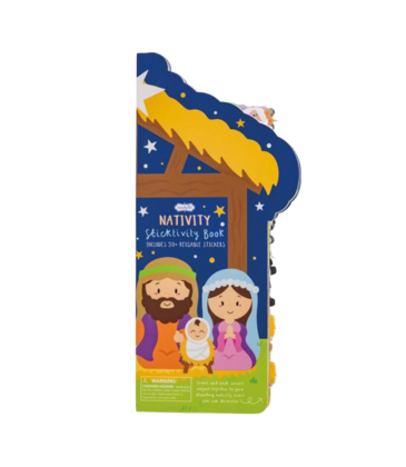 Mud Pie Mud Pie Nativity Sticktivity Book