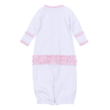 Magnolia Baby Magnolia Baby Santa Baby Pink Emb Ruffle Converter