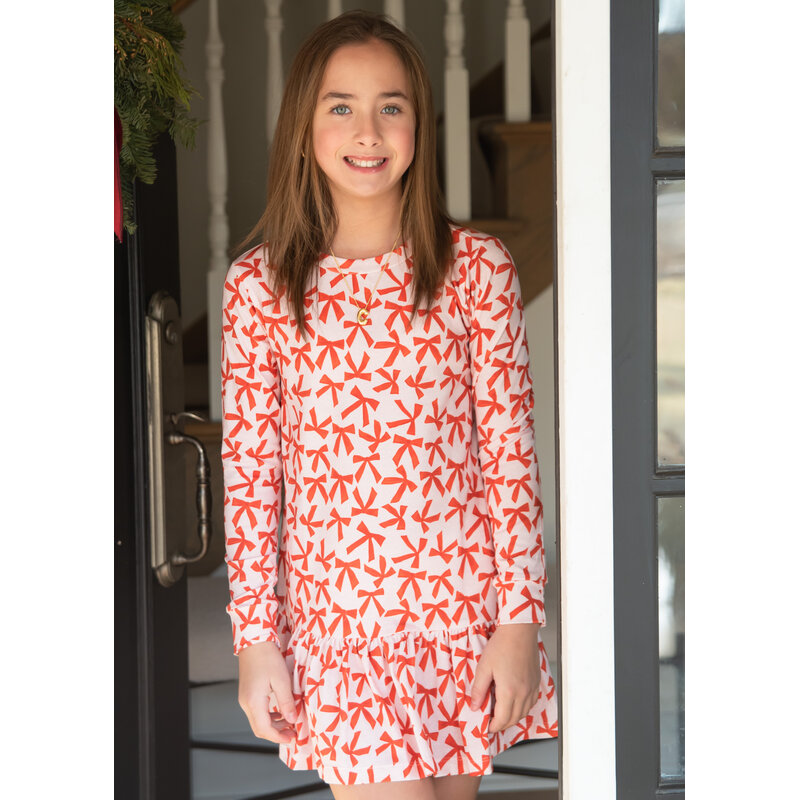 Be Elizabeth Be Elizabeth Dropwaist Dress - Red Bows