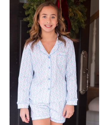 Be Elizabeth Be Elizabeth Button Up Lounge Set - Favorite Things