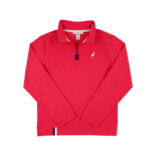 The Beaufort Bonnet Company TBBC Prepletic Hayword Half Zip - Richmond Red