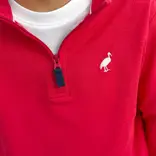 The Beaufort Bonnet Company TBBC Prepletic Hayword Half Zip - Richmond Red