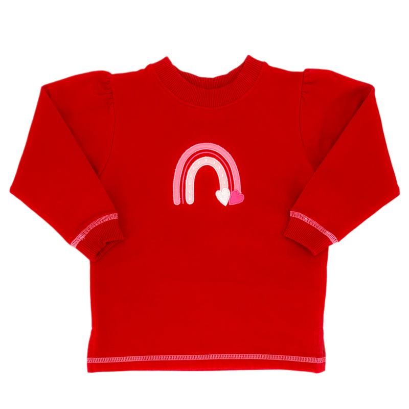 Luigi Luigi Rainbow w/ Hearts Sweatshirt