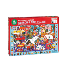 Chronicle Books Christmas Market 64 Piece Search & Find Puzzle