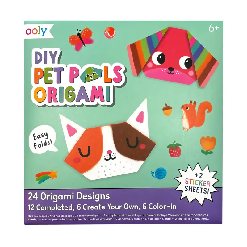 Ooly Ooly DIY Pet Pals Origami Activity Kit