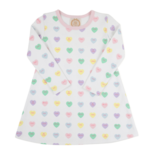 The Beaufort Bonnet Company TBBC LS Polly Play Dress - We Heart You