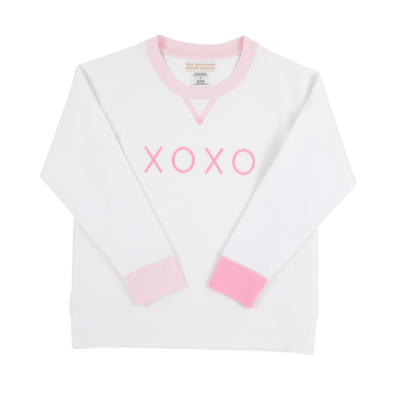 The Beaufort Bonnet Company TBBC Cassidy Comfy Crewneck - XOXO