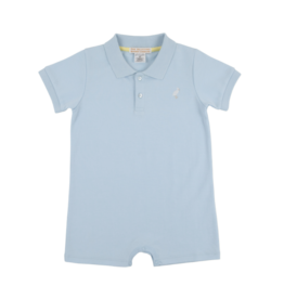 The Beaufort Bonnet Company TBBC Sir Proper's Romper - Buckhead Blue