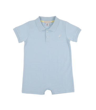 The Beaufort Bonnet Company TBBC Sir Proper's Romper - Buckhead Blue