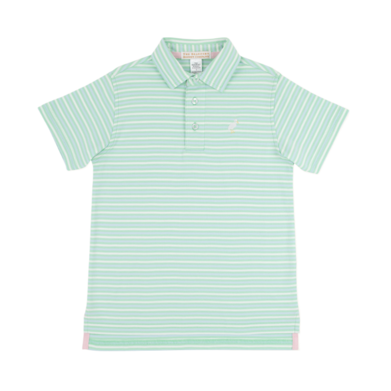 The Beaufort Bonnet Company TBBC Prim & Proper Polo - Summer Country Stripe