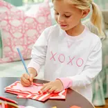 The Beaufort Bonnet Company TBBC Cassidy Comfy Crewneck - XOXO