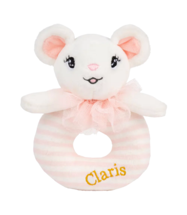 Claris the Chicest Mouse in Paris - Ring Rattle