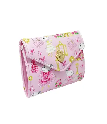 Pink Poppy Claris the Chicest Mouse in Paris Wallet