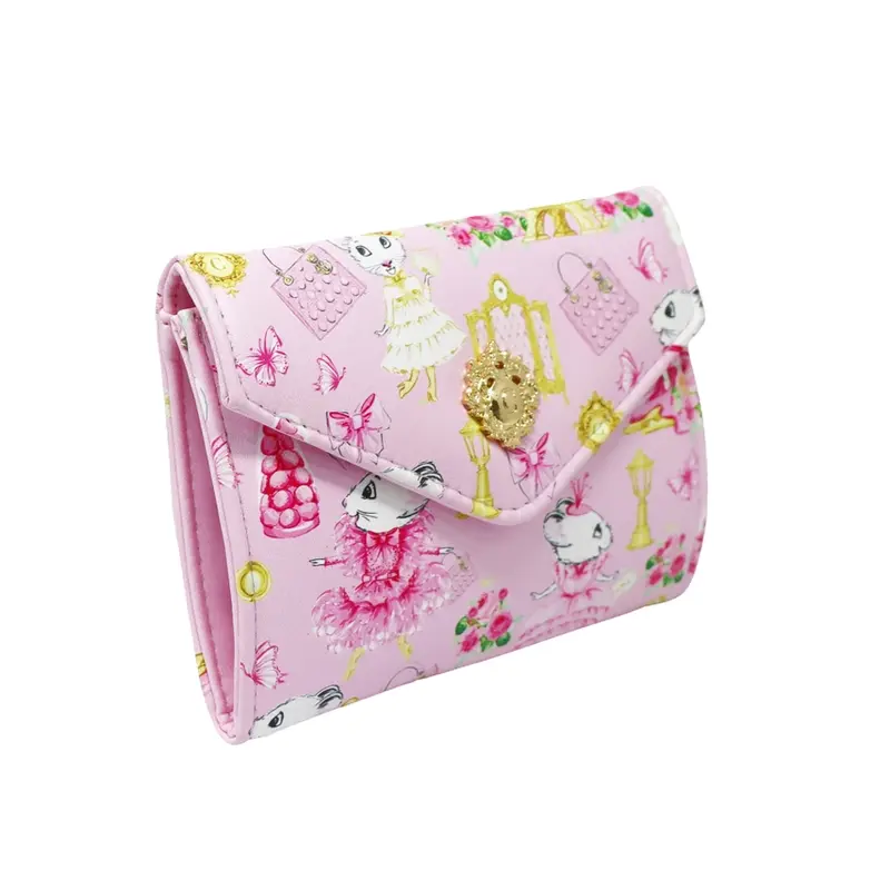 Pink Poppy Claris the Chicest Mouse in Paris Wallet