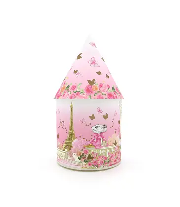 Pink Poppy Claris the Chicest Mouse in Paris Colour Changing Lantern