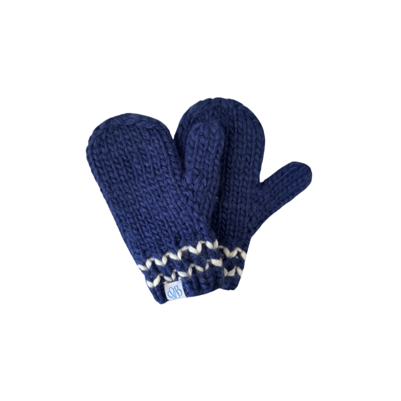Bits & Bows Bits & Bows Navy Mittens