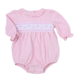 Magnolia Baby Magnolia Baby Valentine's Classics Smocked Bubble