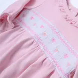 Magnolia Baby Magnolia Baby Valentine's Classics Smocked Bubble