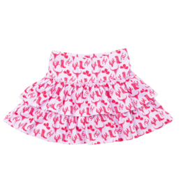 Lila + Hayes Lila + Hayes Maggie Tiered Shirt - Wild West Pink