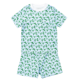 Lila + Hayes Lila + Hayes Charles Short Set - Wild West Blue