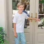 Lila + Hayes Lila + Hayes Beckett Pant - Wild West Blue