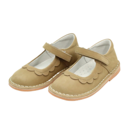 L'Amour Violette Petal Mary Jane - Nubuck Khaki
