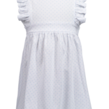 The Proper Peony *Pre-Order* The Proper Peony Blue Dots Pinafore Dress