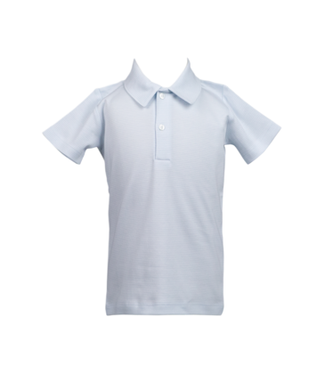 The Proper Peony The Proper Peony Light Blue Polo