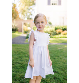 The Proper Peony *Pre-Order* The Proper Peony Blue Dots Pinafore Dress