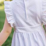 The Proper Peony *Pre-Order* The Proper Peony Blue Dots Pinafore Dress