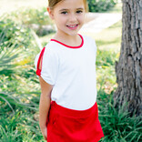 The Proper Peony *Pre-Order* The Proper Peony Red Scallop Skort