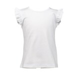 The Proper Peony *Pre-Order* The Proper Peony White Flutter Sleeve Shirt