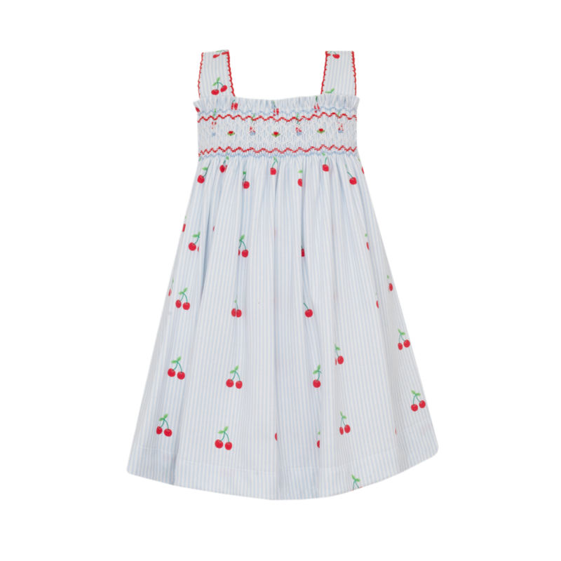 Petit Bebe Petit Bebe Cherry Print Sundress