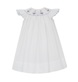 Petit Bebe Petit Bebe Sailboats Bishop Dress